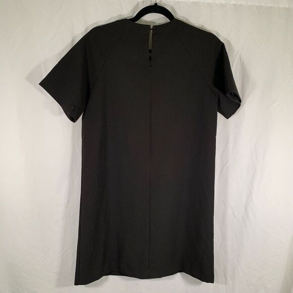 Blaque Label Mini Dress Women's Small Black Short Sleeve Shift Round Neck - Picture 7 of 9
